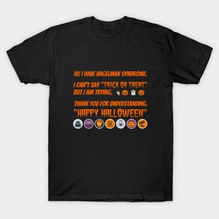 Happy Halloween - Angelman Syndrome T-Shirt